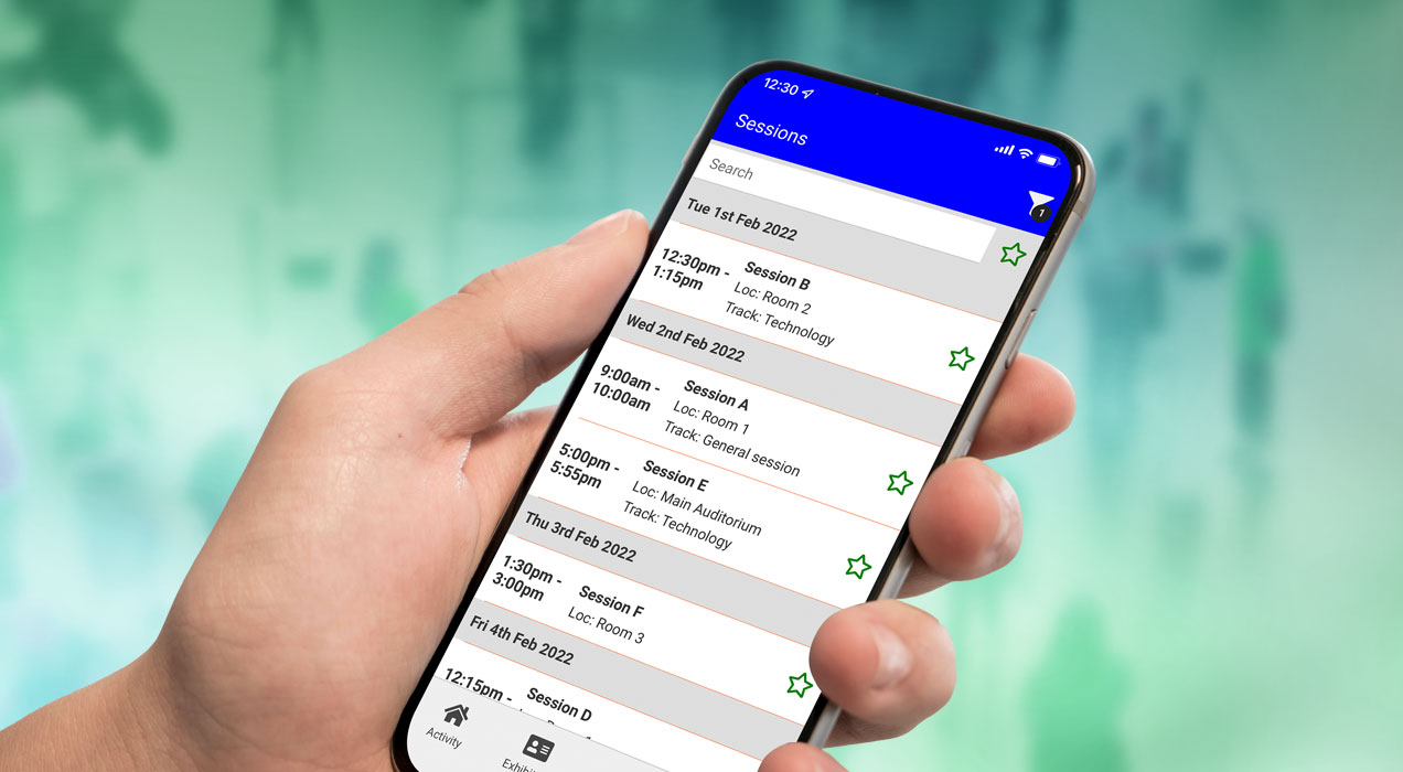 Mobile event management platform with EventReference