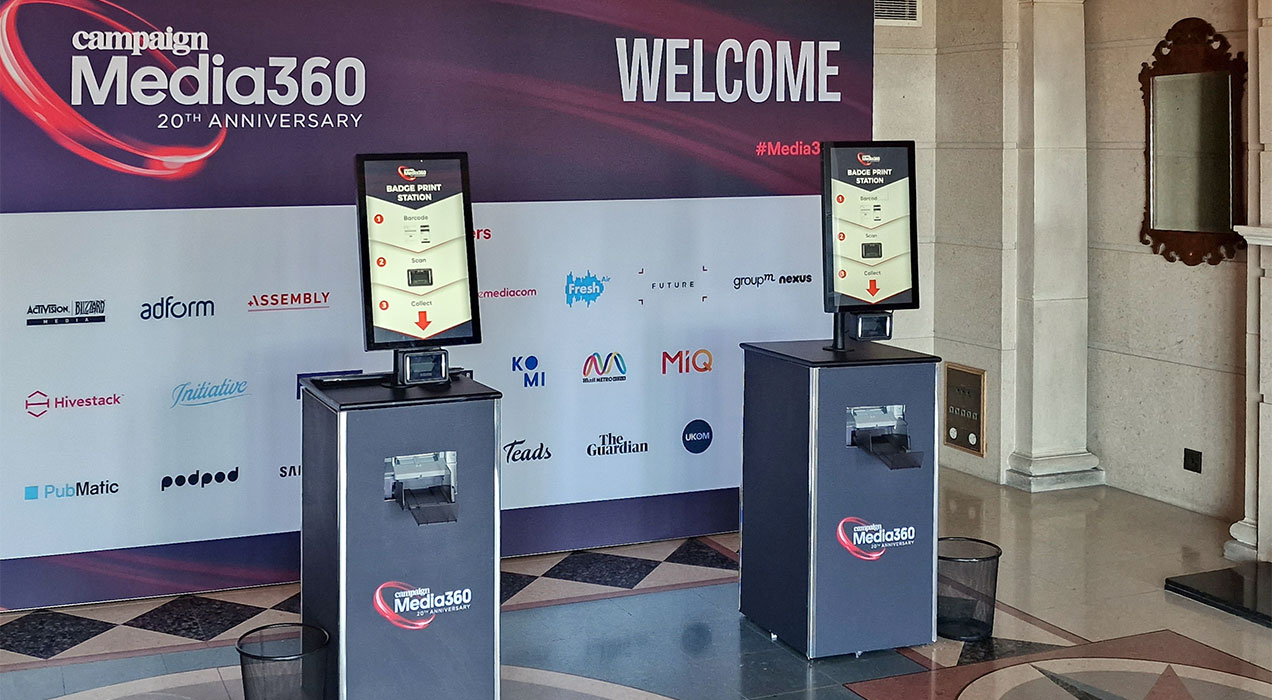 PrintPods set up at an event