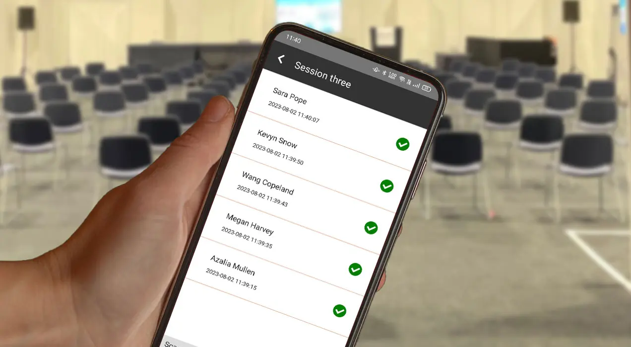 Mobile session scanning